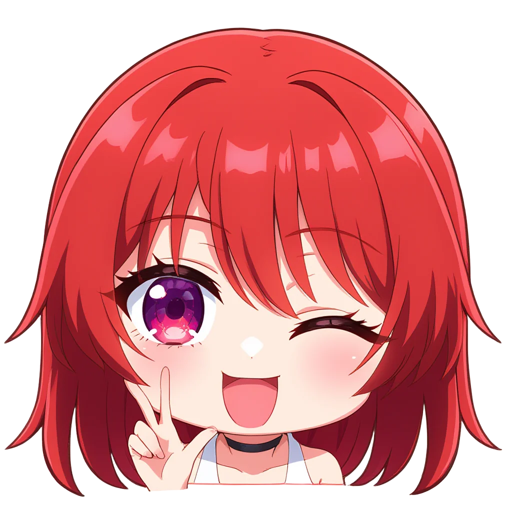 Red hair chibi