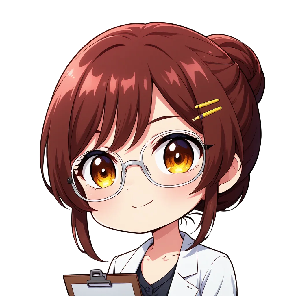 Scientist girl labcoat