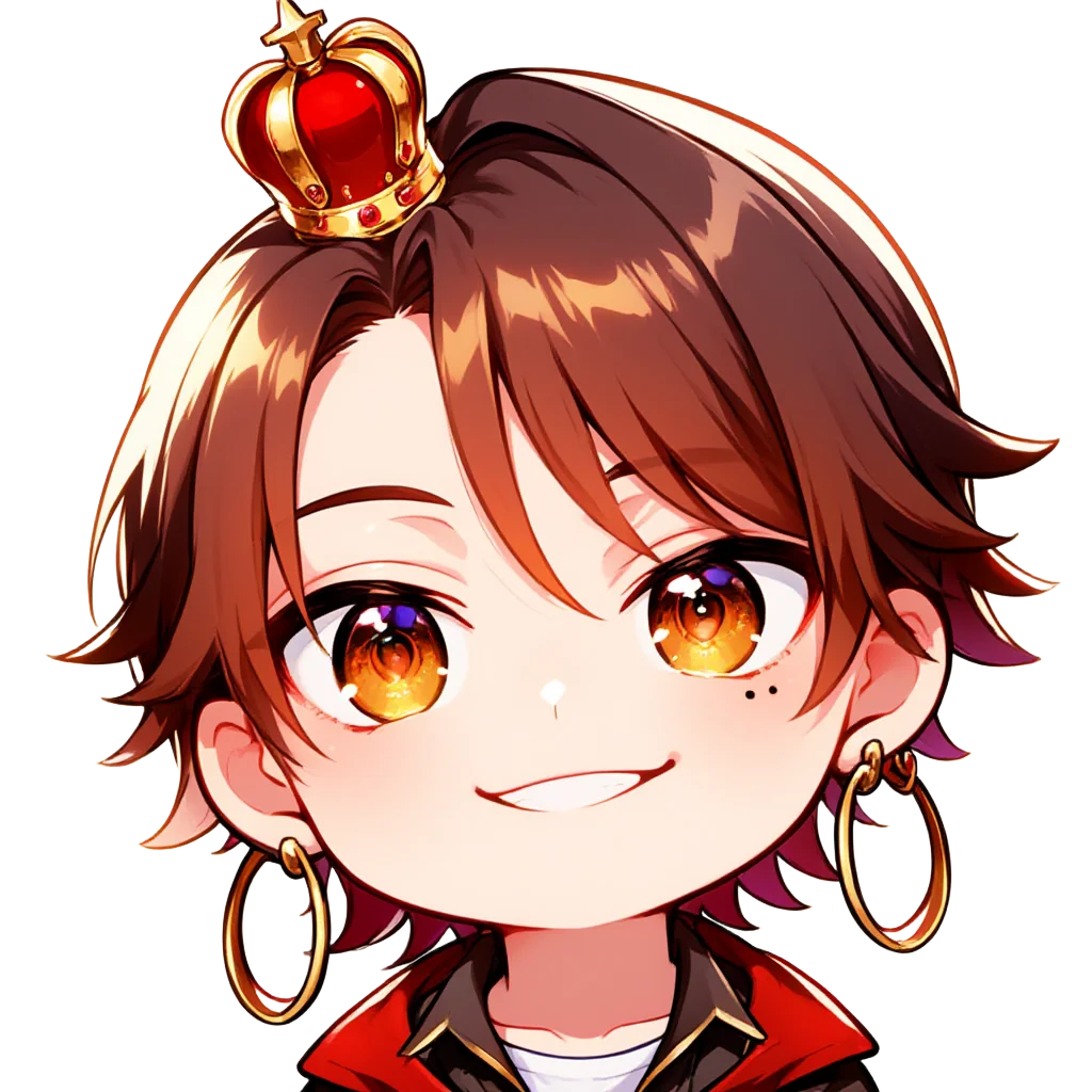 Royalty boy brown hair